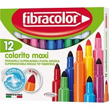 Vionna 10630SW012SC  Colorito Maxi Keçeli Kalem 12 Renk