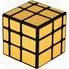 Vionna Zetconcept 3x3 Altın Rengi Aynalı Zeka Küpü, Profesyonel Hız Küpü, 3x3 Golden Mırror Ayna Küp -Zeka Küpü - Profesyonel Speed Cube - Sabır Küpü -