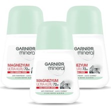 Vionna Garnier 3'lü Mineral Magnezyum Ultra Kuru Roll-On Deodorant Seti