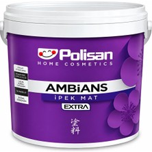 Belirtilmemiş Polisan Ambians Extra Silikonlu Ipek Mat Iç Cephe Boyası 7.5 Lt