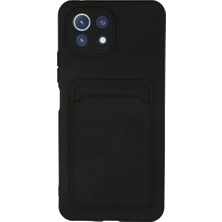 Northcity Xiaomi Mi 11 Uyumlu Kılıf Kelvin Kartvizitli Silikon - Siyah
