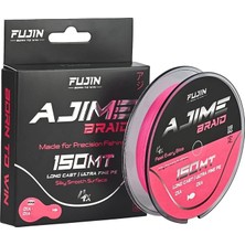 Ajime Braid 4x Ip Misina Pe 0.1 0.06MM 1.5kg 150MT Pink