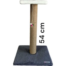 Vionna 54 cm Stepli Iki Katlı Kedi Tırmalama Tahtası