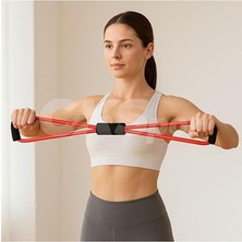 Direnç Lastiği, Egzersiz Fitness ve Esneme Bandı Seti, Çok Renkli