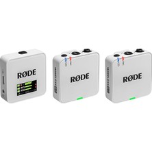Wireless Go (Gen 3) - Üçüncü Nesil, 32-Bit, Çift Vericili, Kayıt Özellikli Kablosuz Mikrofon Seti (Beyaz)