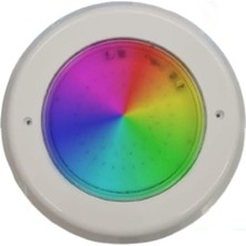 Renkli Havuz Lambası, Sıva Üstü Led, 26CM, Plastik Gövde, 30W, IP68 Su Geçirmez, 12V, 4 Kablolu