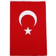 Sanat Türk Bayrağı 100X150 cm Özel Raşel Kumaş Bayrak
