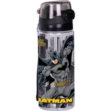 Batman 500ML Pipetli Askılı Kilitlenebilir Su Matarası, Siyah