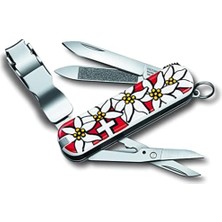 Vionna Victorinox 0.6463.840 Nailclip 580 Edelweiss Desenli Tırnak Makaslı Çakı