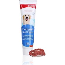 Bioline Biftekli 100 gr Köpek Diş Macunu