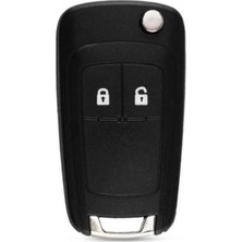 Vionna Autohan Keys Astra J, Insignia, Corsa E Için 2 Butonlu Anahtar Kabı, Siyah, Anahtar Kasası