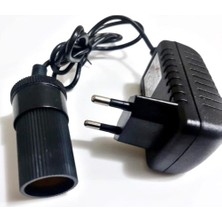 Vionna Çakmak Adaptörü Araç Çakmaklık Çevirici Ev Tipi Çevirici Adaptör 18W/1.5A/12VOLT