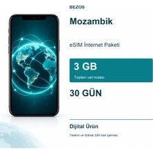 Mozambik Esım Internet Paketi 3 GB 30 Gün