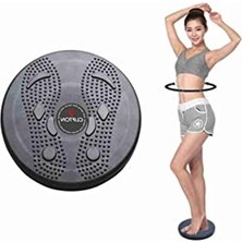 Vionna Siyah Renk Bel Kalça Egzersiz Aleti, Twister Disc