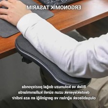 Vionna Ayarlanabilir Kol Dayama Pedi, Dönebilen Bilgisayar Kol Dayanağı, Siyah