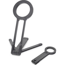 Lovesta Home Manyetik Katlanir Masaüstü Telefon Standı Plastik - Siyah ND8029