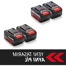 Vionna 2X18V 4.0 Ah Li-Ion Akü Seti, Uyumlu ve Güçlü
