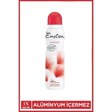 Pileli Store Emotion Romance Kadın Vegan Deodorant 150 ml Hızlı Kurur, Leke Bırakmaz