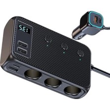 Vionna USB Type-C Araç Çakmaklık Çoğaltıcı, MT-A9875 Modeli