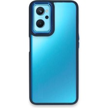 ENCO Realme 9i 4g Kılıf Dora Kapak - Mavi