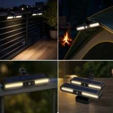 Ttt 2'li Mandallı LED Solar Lamba - 36 LED - Hareket Sensörlü - 3 Modlu