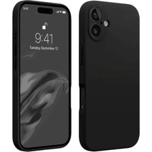 ENCO Apple iPhone 16 Kılıf First Silikon - Siyah