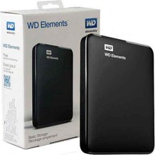 Shopwave Wd WDBU6Y0020BBK-WESN, Elements, 2tb, 2.5", Usb3.0, Taşınabilir, Harici Hdd, Siyah (Türkiye Distribütörü Garantili)