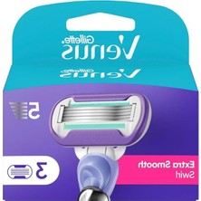 Vionna Gillette Venus Extra Smooth Kadın Bıçakları, 3 Yedek Bıçak