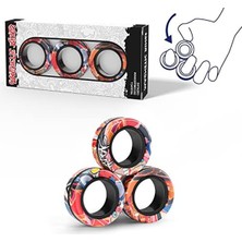 Vionna Manyetik Fidget Yüzük Seti, Anksiyete Giderici Eğlence