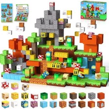 Vionna Manyetik Yapı Blokları, Mario Adventure Temalı 150 Parça Eğitici Oyun