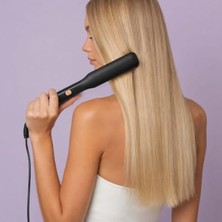 Vionna AR5192 Mona Sense Geniş Plakalı Saç Düzleştirici, Keratin ve Argan Yağlı Plaka, Iyon Teknolojisi, Siyah