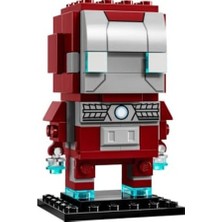Vionna Brickheadz Iron Man Mk5 Figürü, Koleksiyon Için Ideal Oyuncak Seti