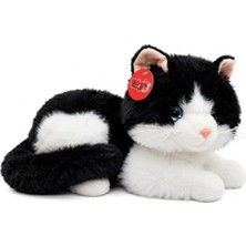 Vionna 36 cm Ses Efektli Peluş Kedi Oyuncak, Yumuşak ve Sarılmalık