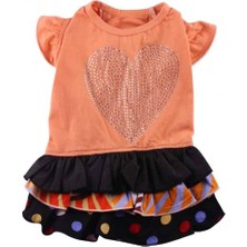 Doggy Dolly Pembe Gri Yağmurluk Xsmall