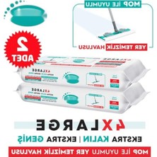 Vionna 2 Adet Yer Temizlik Havlusu Bezi, 4xl Mopa Uyumlu