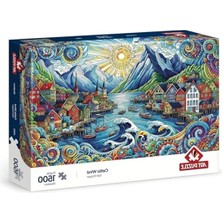 Vionna Kelt Rüzgarı Temalı 1500 Parça Sanat Puzzle, Eğlenceli Zeka Oyunu