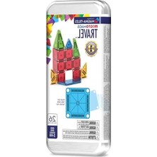 Vionna 26 Parçalı Manyetik Yapı Seti, Bold Colors ile Seyahat Eğlencesi