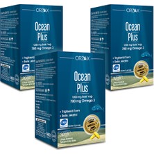 Orzax Ocean Plus 1200 Mg Balık Yağı 30 Kapsül Limon Aromalı 780 Mg Omega 3 İçerir