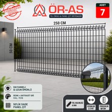 Ör-As Tel Örgü Bahçe Teli Panel Çit 50 cm x 250 cm = 7 - Adet