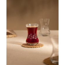 Vionna Madame Coco Lavem-White Flowers 6-Lı Çay Bardağı Seti