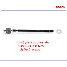 Rot Mili Clio 2 Symbol 1 Kangoo 1 Megane 1 Scenic 1 1997+KUBİSTAR X76 2003+ Inci Diş 986141113 Bosch 1 Adet