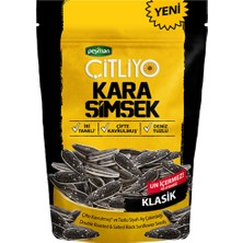 Peyman Çitliyo Kara Şimşek Tuzlu Çekirdek 180 gr İri Taneli Çifte Kavrulmuş Deniz Tuzlu