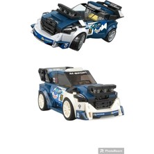 PopŞeker Spor Araba LEGO 204 Parça Işıkları Yanan Spor Araba LEGO Seti Mavi