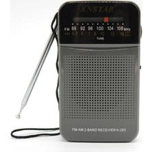 Knstar K-263 Pilli Cep Radyosu