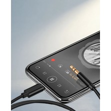 Ses Adaptörü 3.5 mm Aux Dönüştürücü 1 Metre iPhone Uyumlu