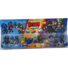 PopŞeker Brawl Stars 6 Karakterli Toplam 16 Parça Brawl Star Figürleri Seti