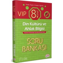 Editör Yayınları 8. Sınıf Vıp Din Kültürü ve Ahlak Bilgisi Soru Bankası