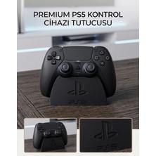 Aksefuar Lazer Ps5 Dualsense Premium Stand – Masaüstü Oyun Kolu Tutucu - Şık ve Minimalist Tasarım - Siyah
