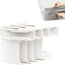 Store 4 Adet Lastikli Çarşaf Tutucu Seti, Çarşaf Germe Halkası