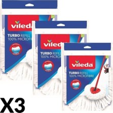 Store Turbo Yedek PASPAS,%100 Mikrofiber, 3 Adet